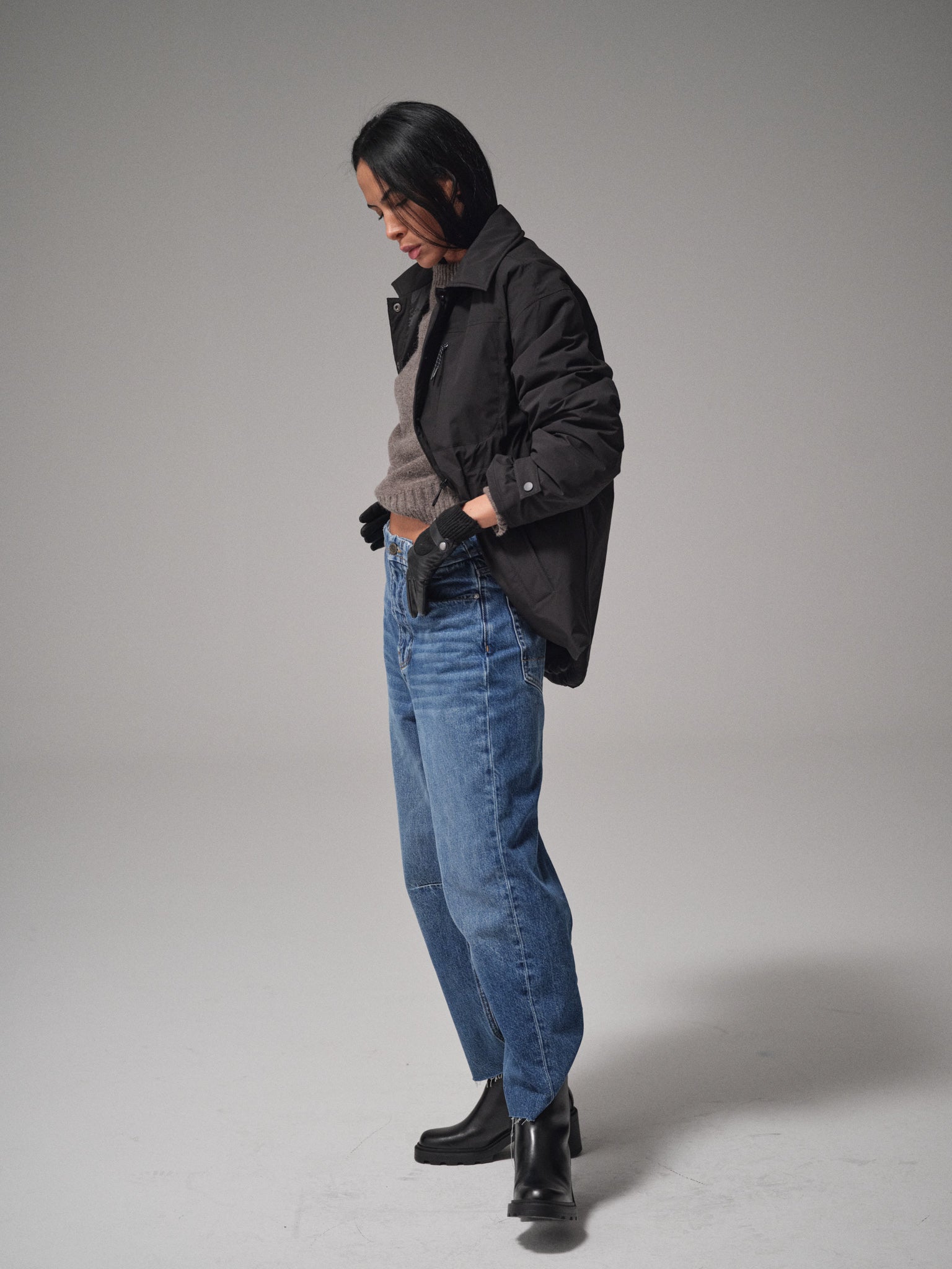 Modelshot / Blue Denim / Detail